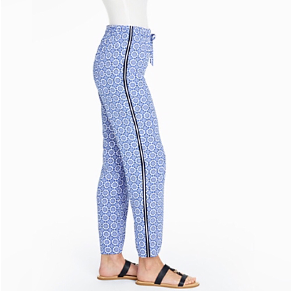 Talbots Mosaic Tile Drawstring Pant - Picture 1 of 7